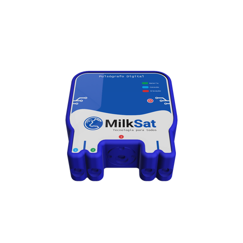 FixSat 1.0 : 3 Canais | Pulsógrafo Digital Fixo + Licença MilkApp Anual