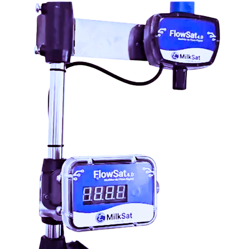 FlowSat 4.0 | Medidor de Fluxo para Ordenha + Licença MilkSat App Anual